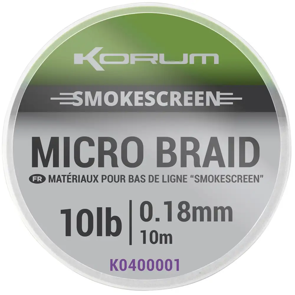Korum Smokescreen Micro Braid 3 Korum Smokescreen Micro Braid